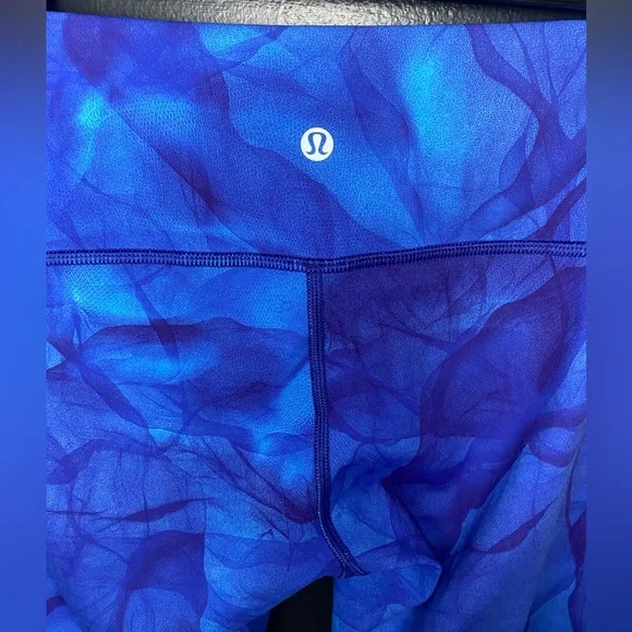 Lululemon leggings size 6 blue - Picture 3 of 7
